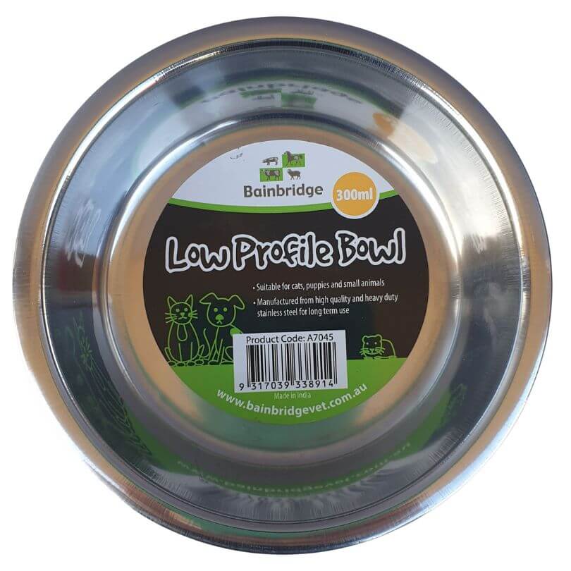 Stainless Steel Low Profile Bowl