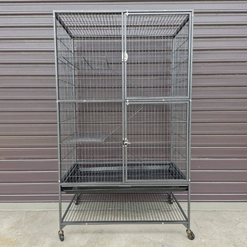 View of Bird Cage with Platforms 26906 – Queenslander Aviaries