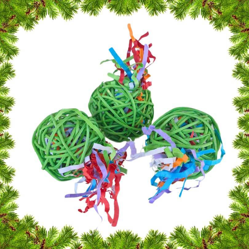 Christmas Jolly Ball Stuffers 3pk