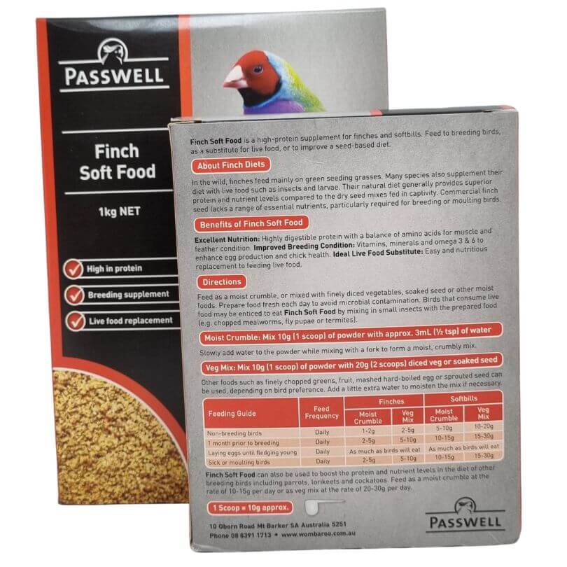 Passwell Finch Soft Food