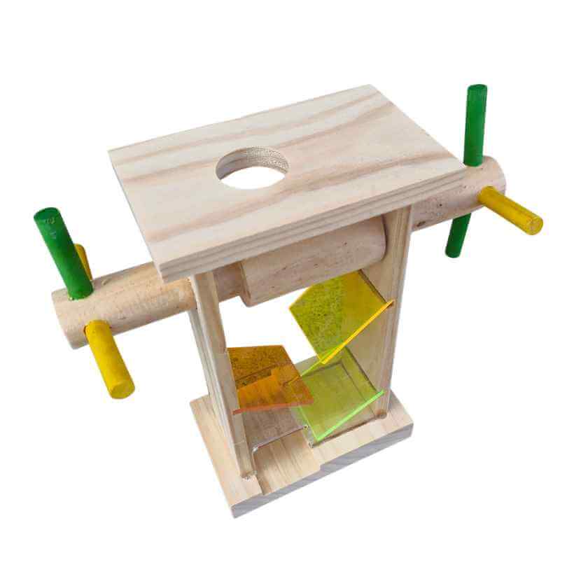 Full view of the Feathered Friends Treat Dispenser