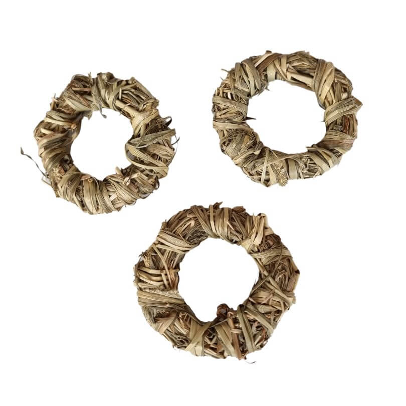 Alfalfa Ring Foot Toys 3pk