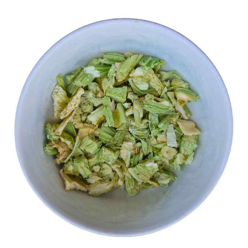 Alternative view of the Little Cheeks Freeze Dried Celery 12g