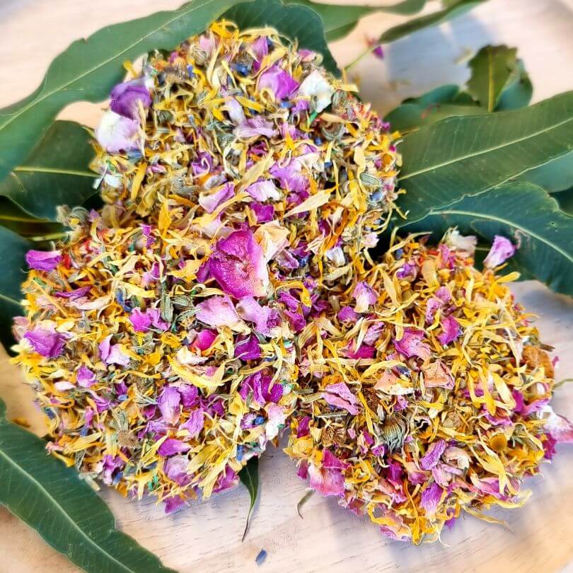 Raw for Birds Floral Foot Toys 3pk