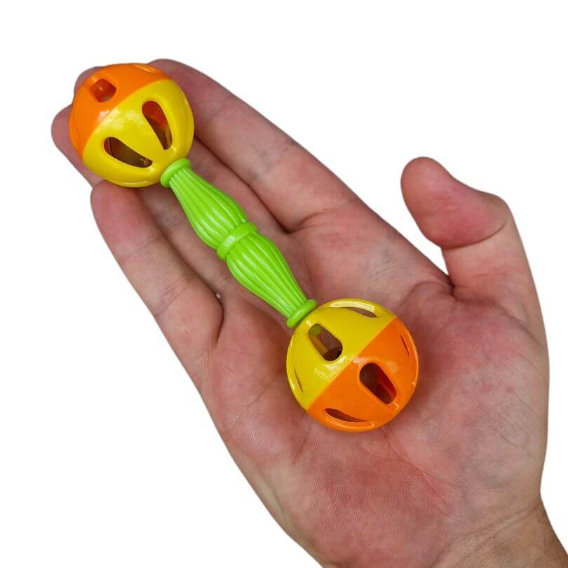 Superbird Birdie Barbell Foot Toy