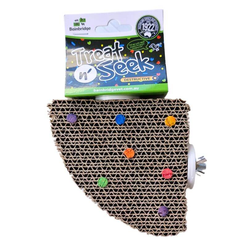Treat N Seek Corner Cardboard Platform