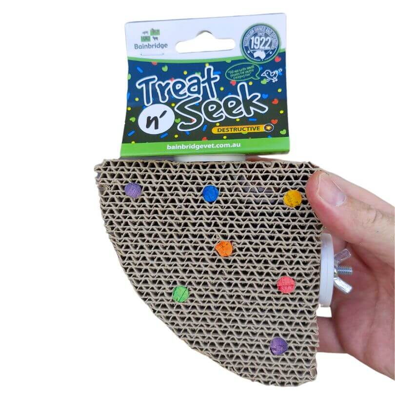 Treat N Seek Corner Cardboard Platform