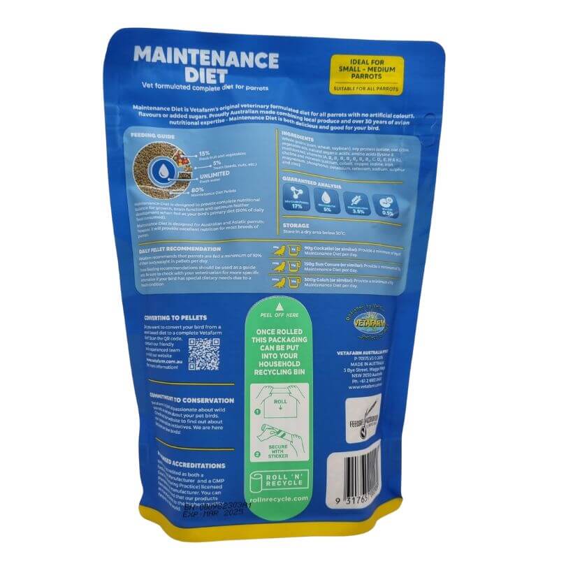 Vetafarm Maintenance Pellet