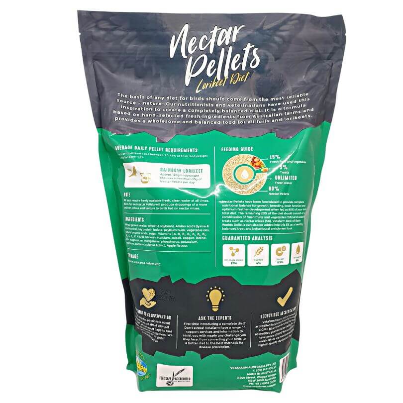 Vetafarm Lorikeet Nectar Pellets