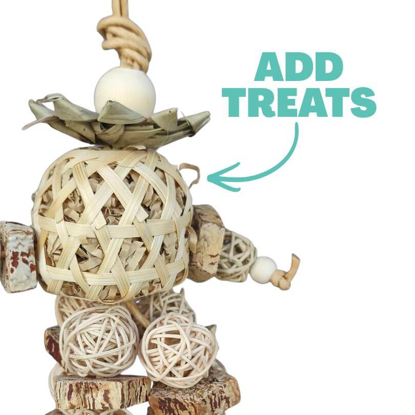 Wicker Whirly Basket