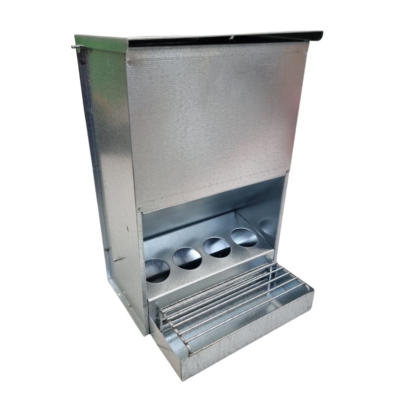 Galvanised Food Hopper