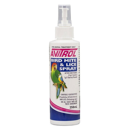 Avitrol Mites and Lice Spray bottle