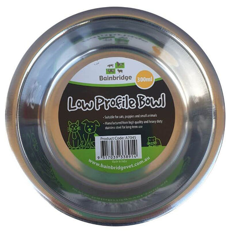 Stainless Steel Low Profile Bowl