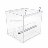 Full view of the Avi-One Enclosed Acrylic Feeder Medium