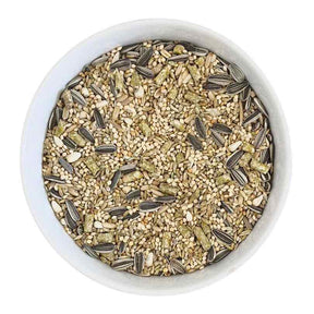 Close view of the seed in the Basic Cockatiel Seed Blend 1kg