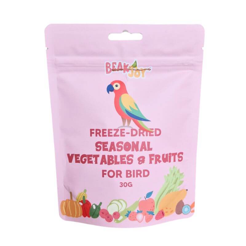 Beak Joy Freeze Dried Seasonal Fruit and Vegetables 30g