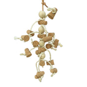 Birdie Naturals Cork Chaos with wooden beads, sisal rope and shreddable cork pieces