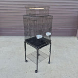 Bon Avi Open Top Bird Cage and Stand 45138