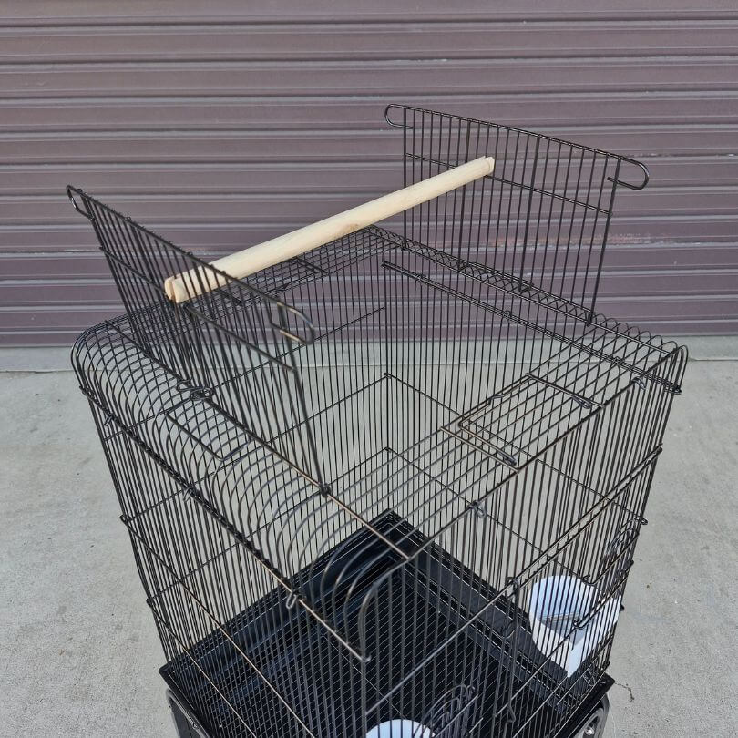 Bon Avi Open Top Bird Cage and Stand 45138