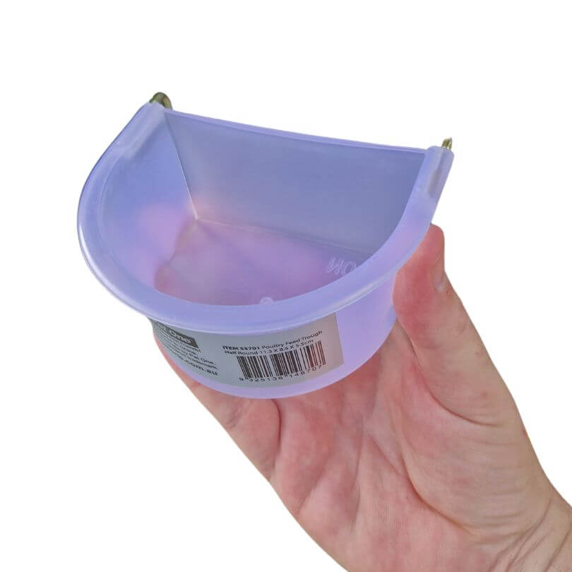 Budget D Shape Plastic Bowl