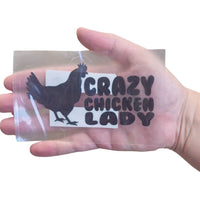 Thumbnail for Crazy Chicken Lady Window Decal