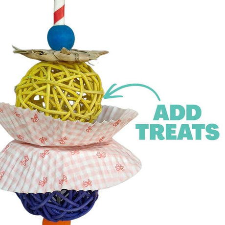 Cupcake Wicker Chew