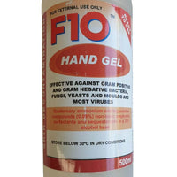 Thumbnail for F10 Disinfectant Hand Gel 500ml