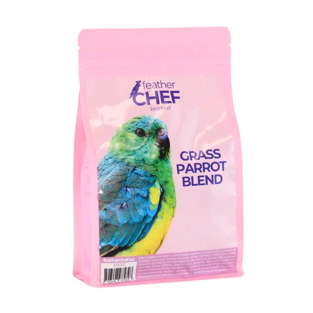 Feather Chef Grass Parrot Blend