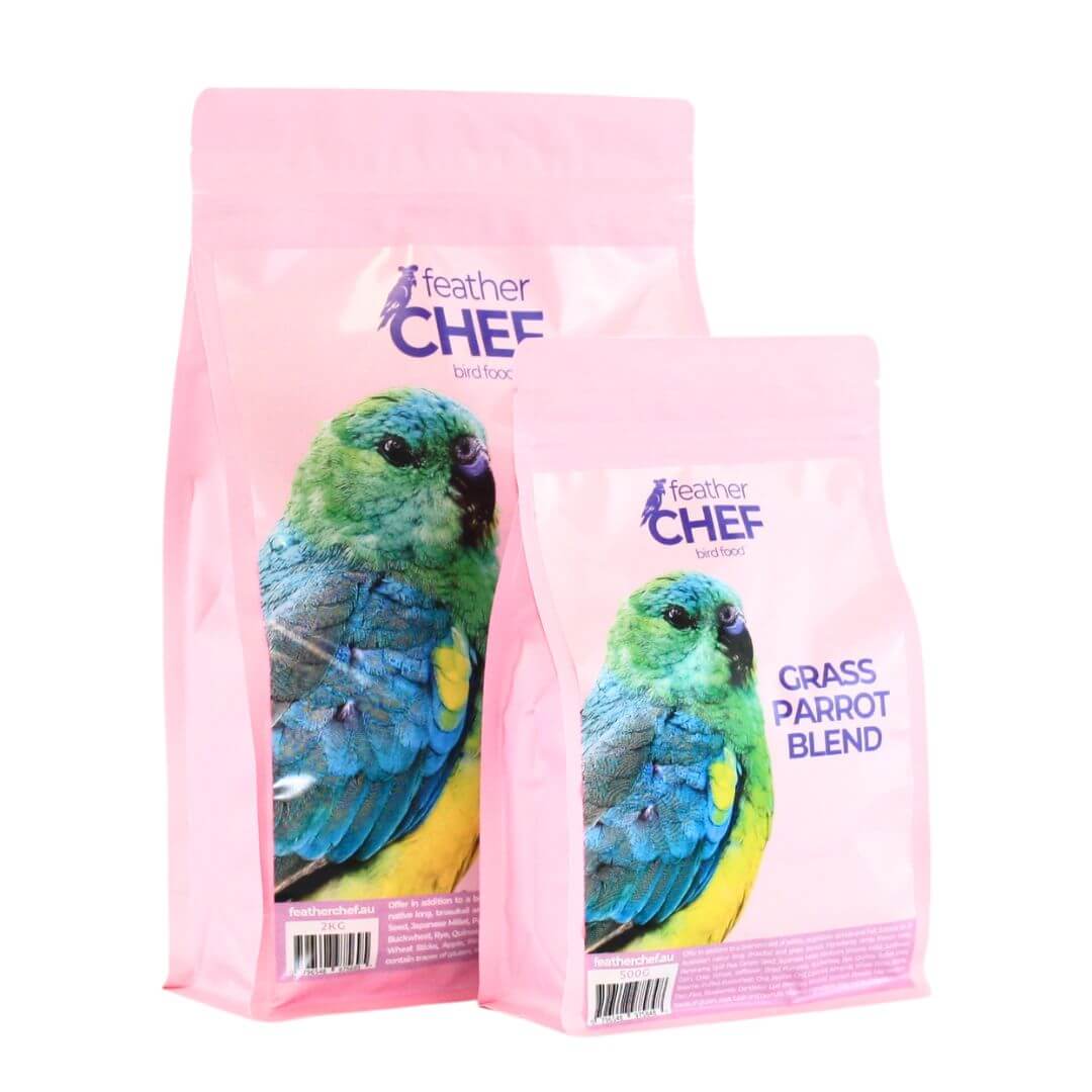 Feather Chef Grass Parrot Blend