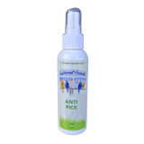 Feathered Friends Anti Pick Spray 125ml bottle, front label