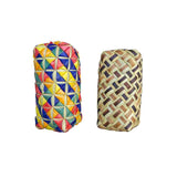 Feathered Friends Large Foraging Tumbler Cylinder, woven palm leaf foraging toy