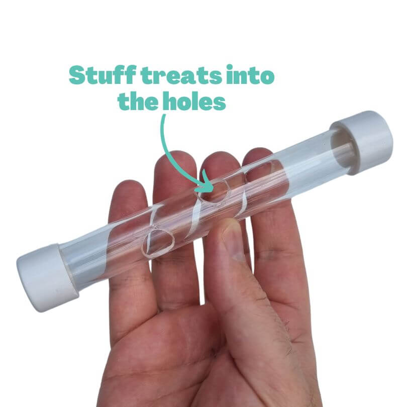 Forage Tube Foot Toy