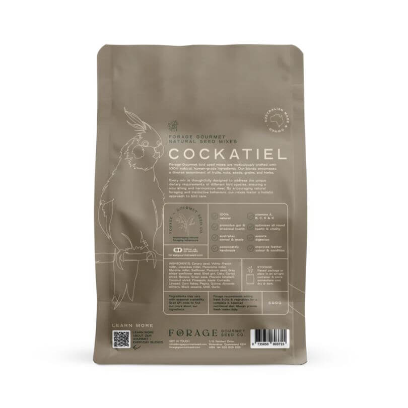 Forage Gourmet Cockatiel Blend
