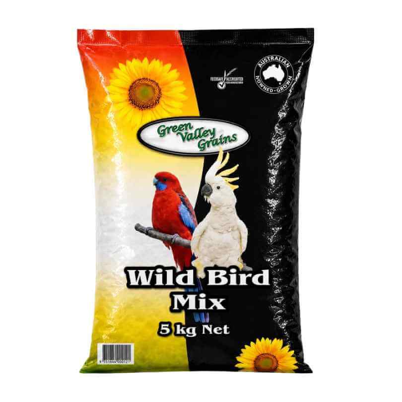 Green Valley Wildbird 5kg seed and grain mix for wild birds