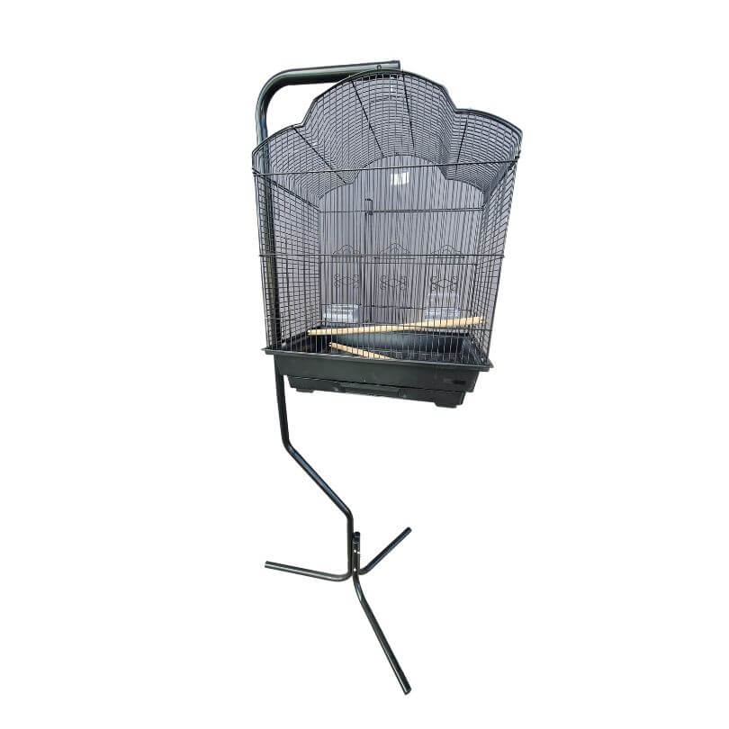 Hanging Cage Stand Black 1864