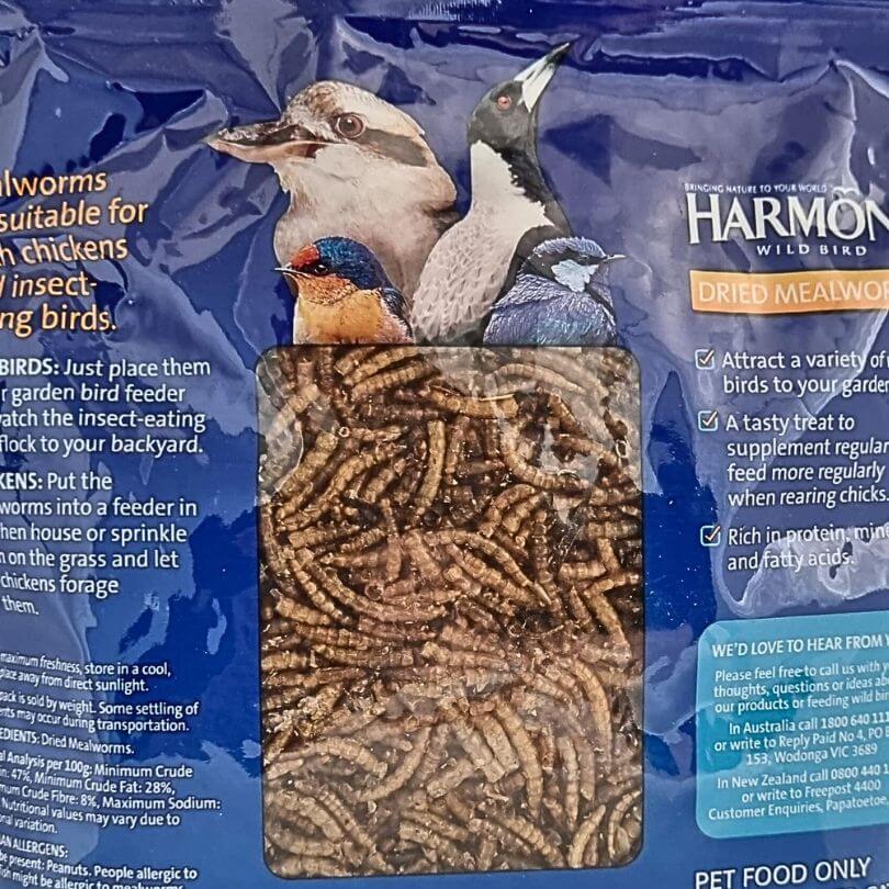 Harmony Wild Bird Dried Mealworms 220g