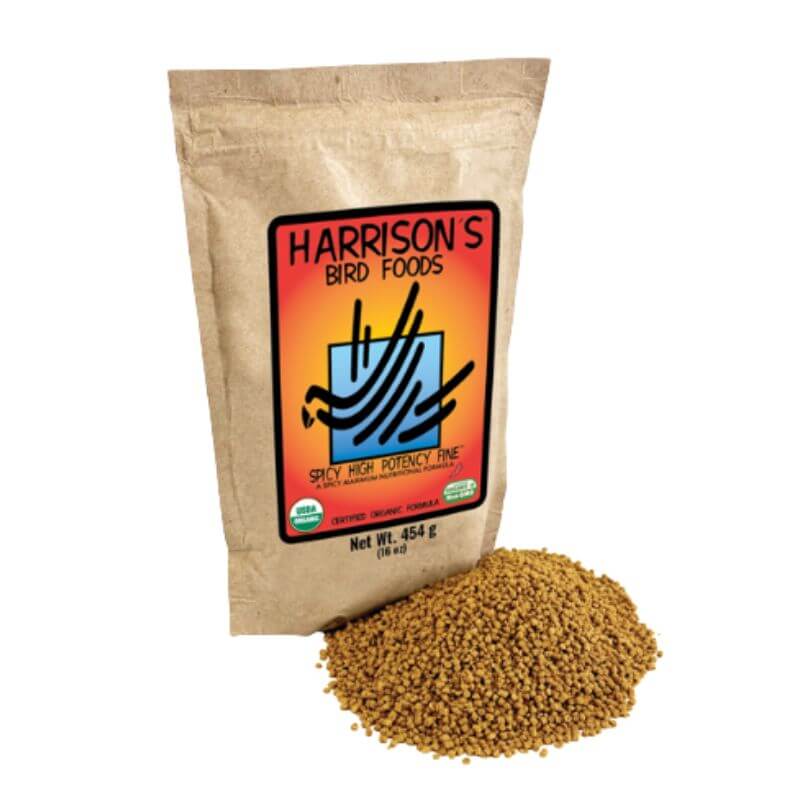 Harrisons Spicy High Potency Fine Organic Bird Pellet 454g