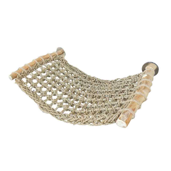 Java Trampoline java wood and woven seagrass platform perch