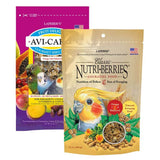Lafeber Nutriberries Classic and Avi-Cakes Fruit Delight Small Bird Bundle