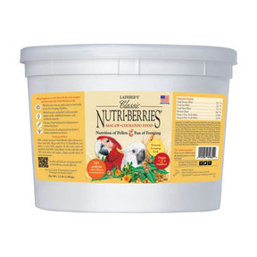 Lafeber Classic Nutri-Berries Macaw and Cockatoo pack shown from the front