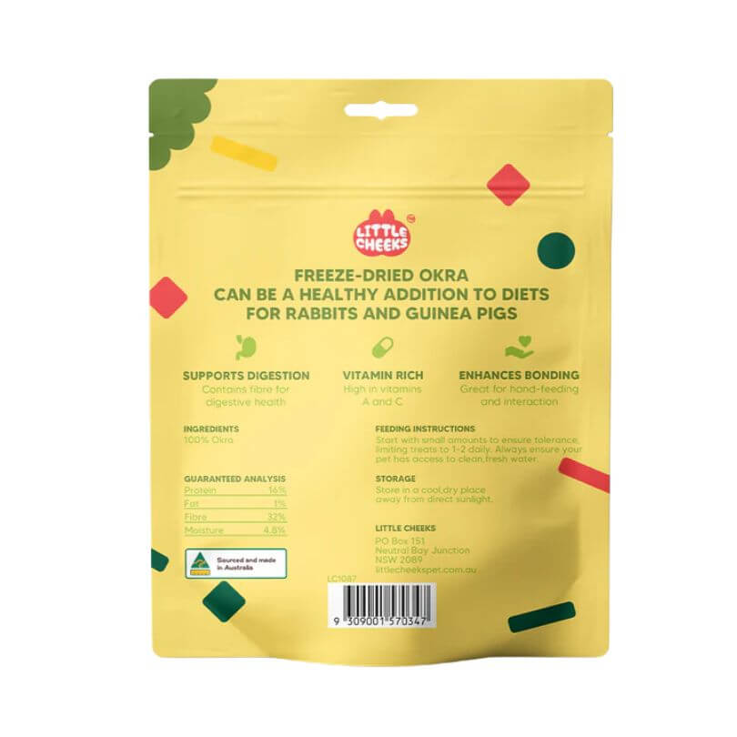 Little Cheeks Freeze Dried Okra 15g