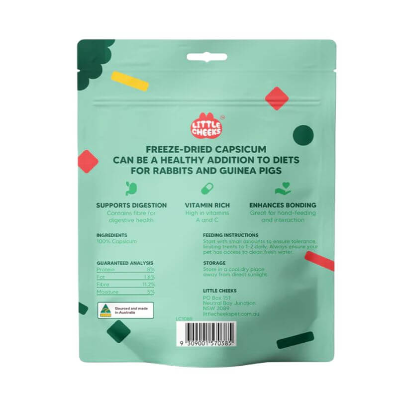 Little Cheeks Freeze Dried Capsicum 20g