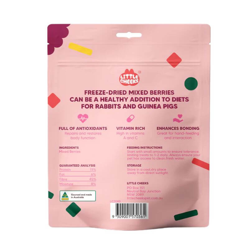 Little Cheeks Freeze Dried Mixed Berries 25g