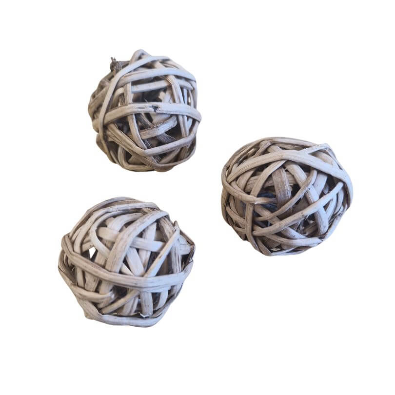 Natural Bamboo Ball 3pk