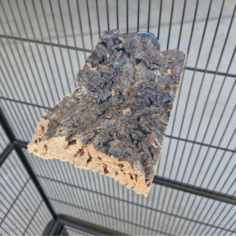 Natural Cork Platform Perch