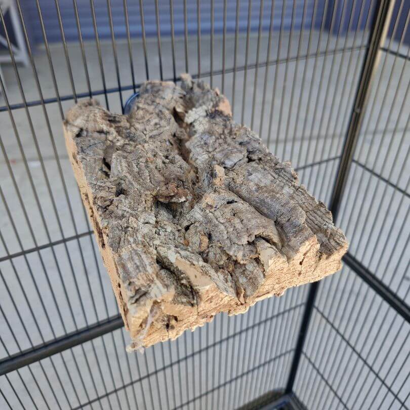 Natural Cork Platform Perch