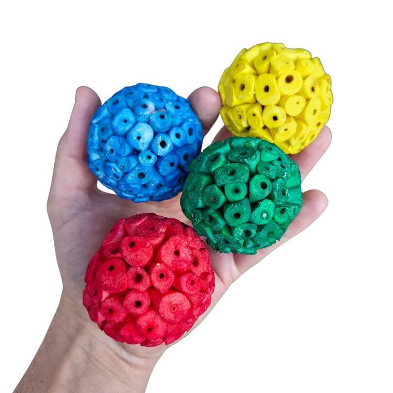Ninos Rainbow Sola Chew Balls 4pk