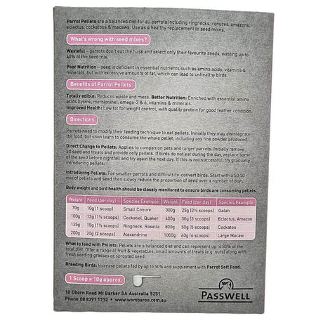 Passwell Parrot Pellets