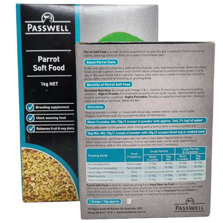Passwell Parrot Soft Food
