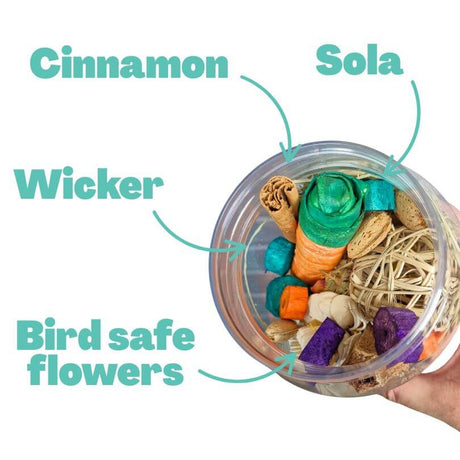 ParrotWell Forage Toy Jar